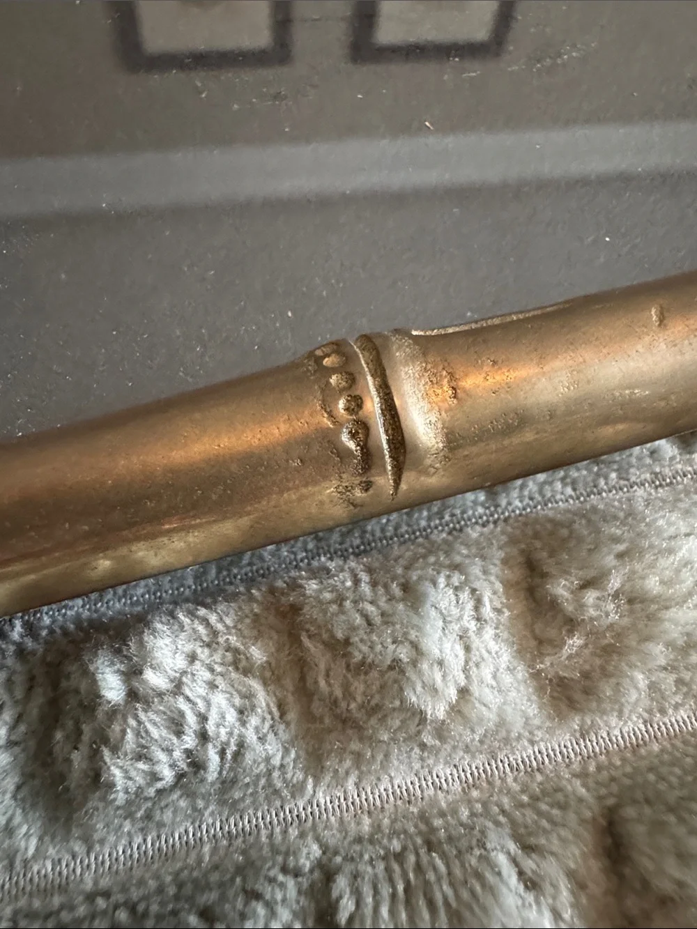 Brass Bamboo-Style Metallic Picture Frame